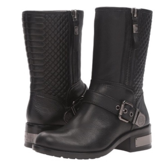 Vince Camuto Shoes - ❌❌N/A❌❌Vince Camuto Whynn Black Leather Moto Boots